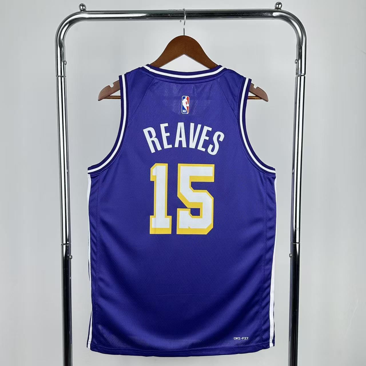 Men Los Angeles Lakers #15 Reaves Purple Season 2026 NBA Jersey